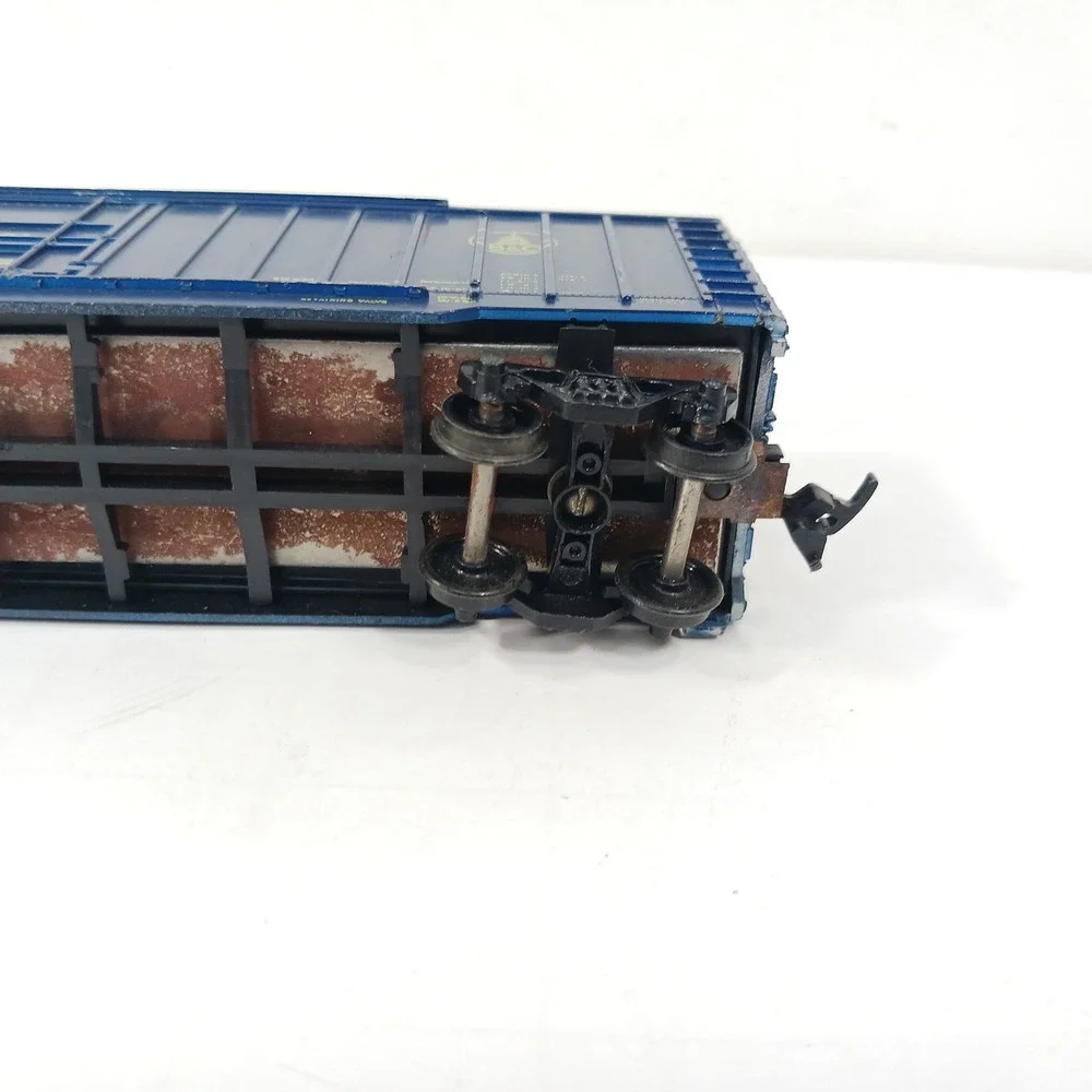 Athearn 1337 HO Scale B&O 50 Ft OB Box Car Blue Baltimore & Ohio Vintage Train